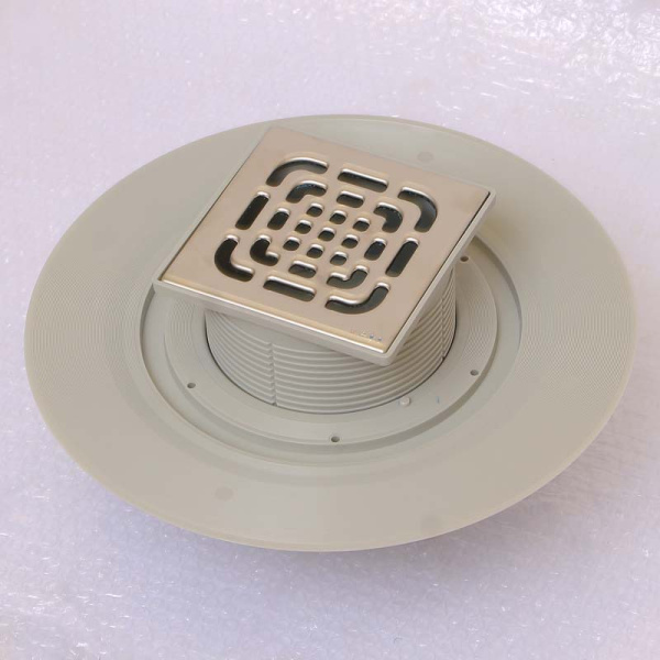 Трап для ванной комнаты д. 100мм(150х150, со съемным гидрозатвором) (Viega)